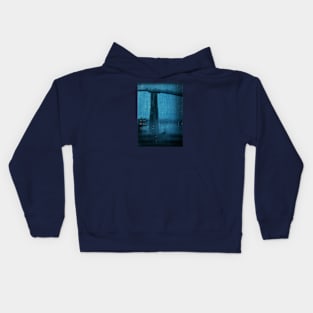 1920s Tokyo Bridge at Night Kids Hoodie